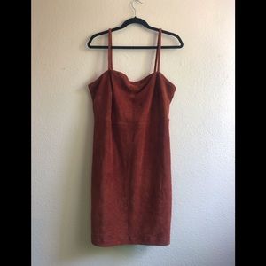 Velvet bodycon mini